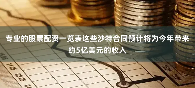 专业的股票配资一览表这些沙特合同预计将为今年带来约5亿美元的收入